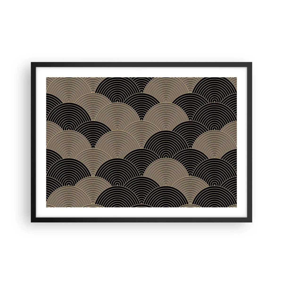 Poster in black frame - Unity in Multitude - 70x50 cm