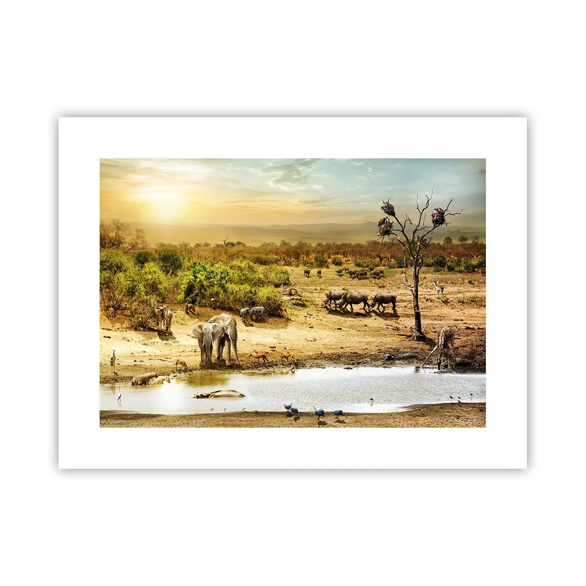 Poster - There Is a River that Flows from Eden - 40x30 cm