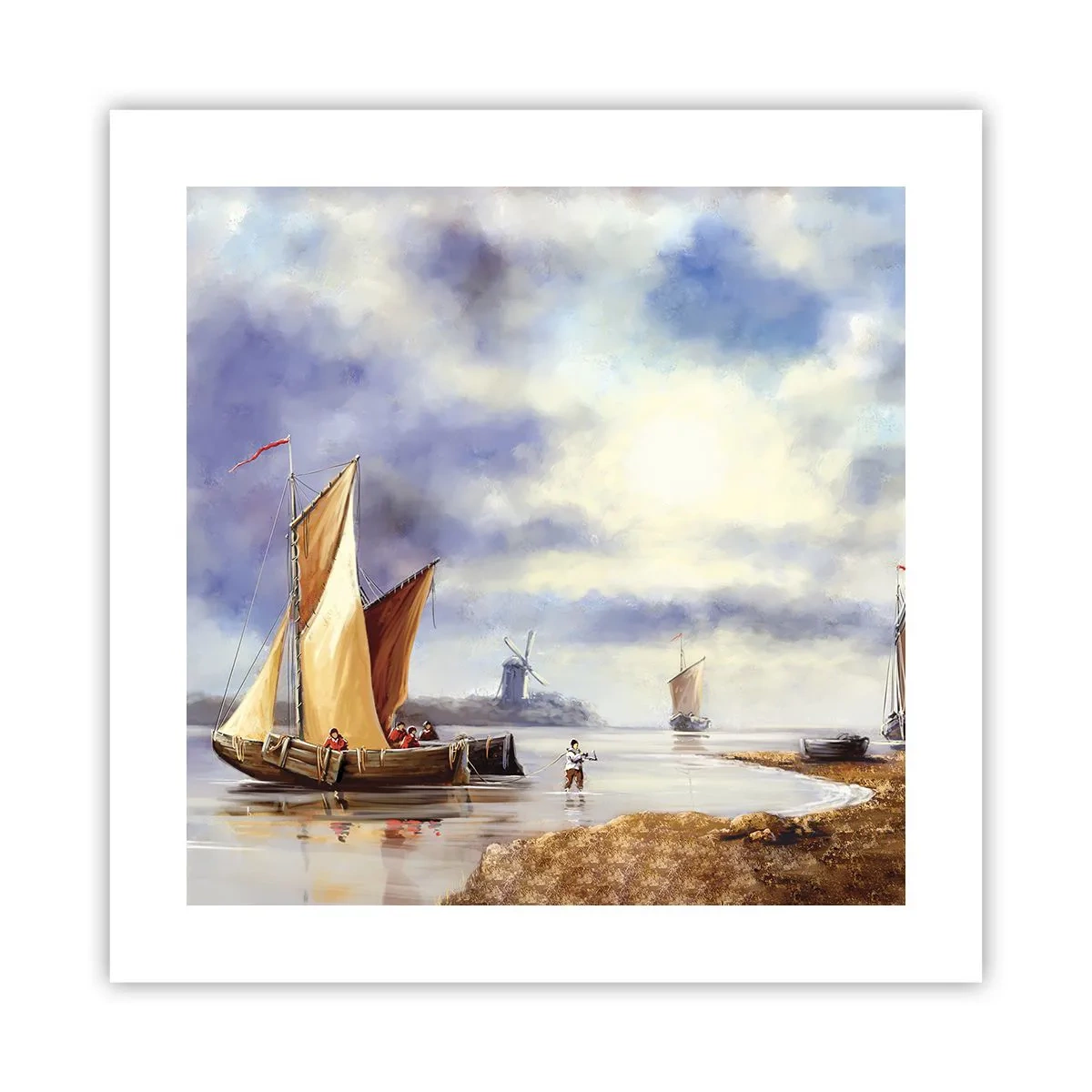 Poster - Return of Sailors - 40x40 cm