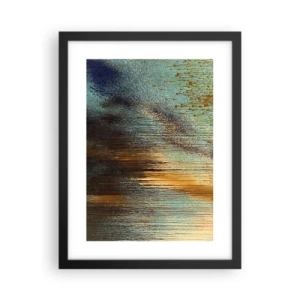 Poster in black frame - Non-accidental Colourful Composition - 30x40 cm