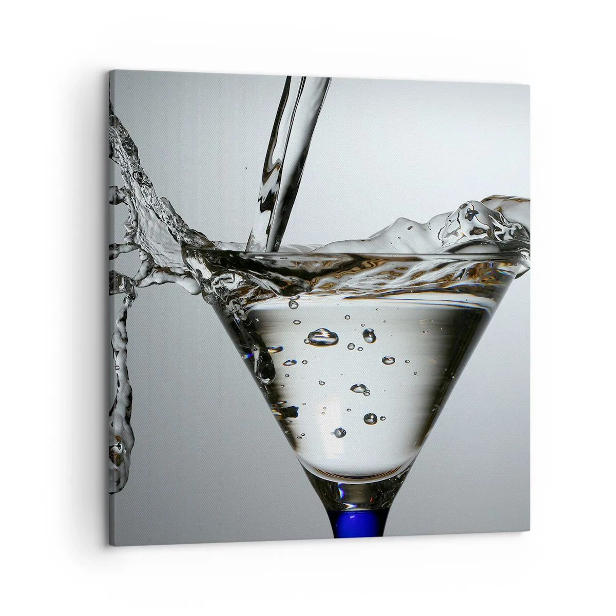 Canvas picture - On the Brim of a Glass - 50x50 cm