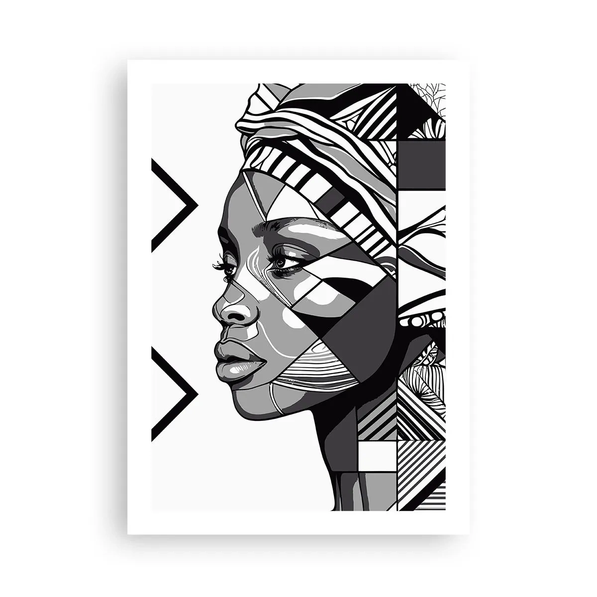 Poster - Ethnic Portrait - 50x70 cm