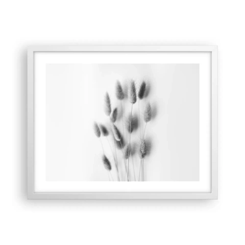 Poster in white frmae - Her Softness Grass - 50x40 cm