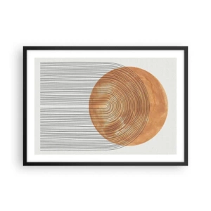 Poster in black frame - Sunny Composition - 70x50 cm