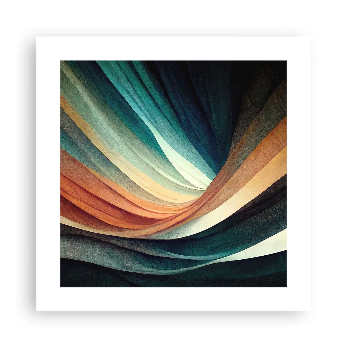 Poster - Woven from Colours - 40x40 cm