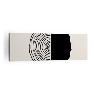 Canvas picture - Half-half - 160x50 cm