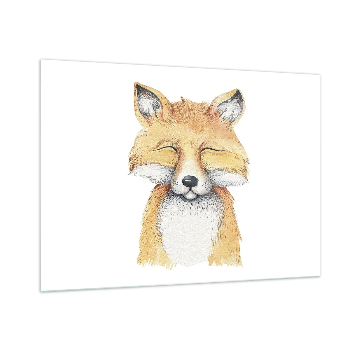 Glass picture - Fox Moods - 100x70 cm