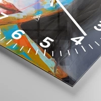 Clock face with numbers