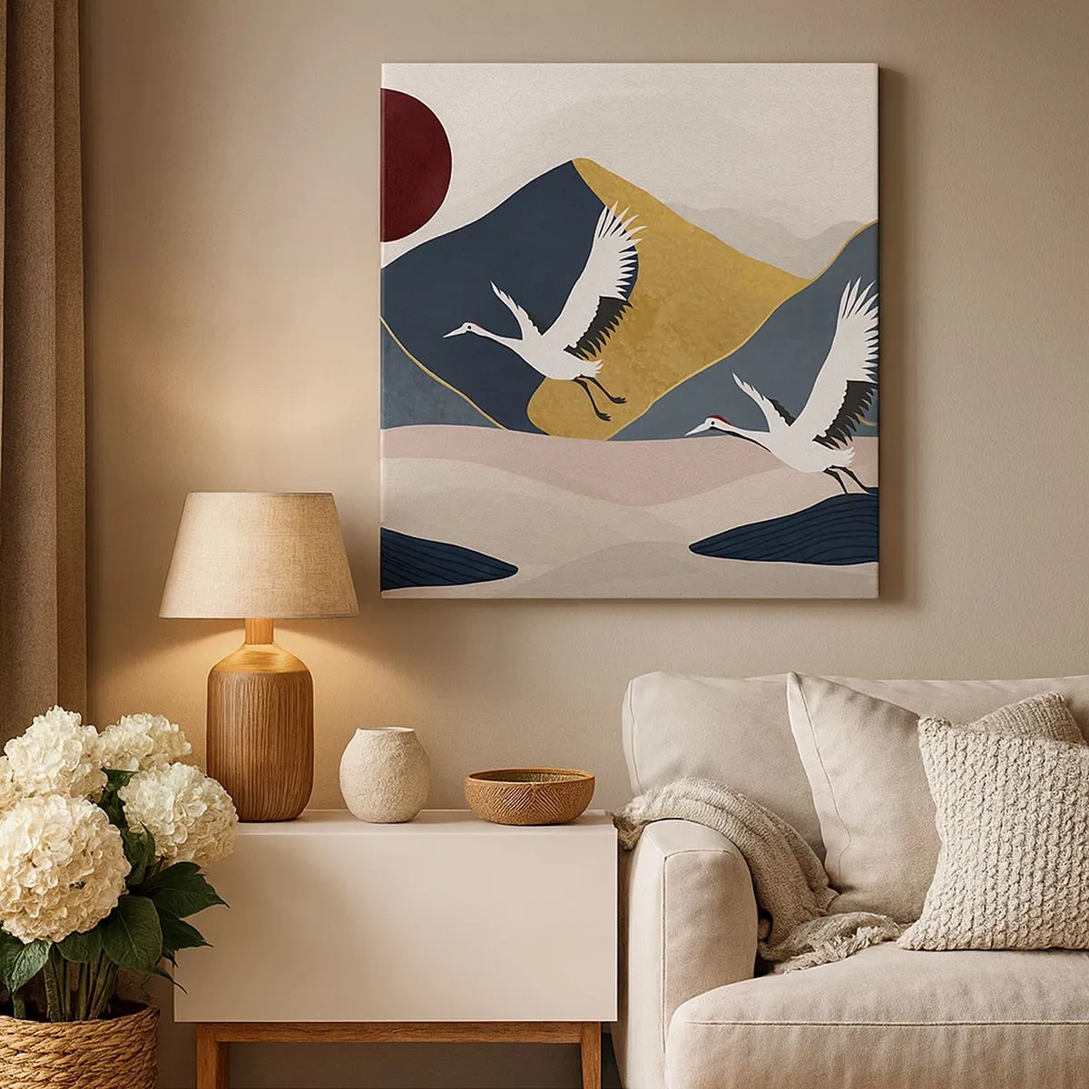 Canvas picture - Another Day Has Flown By - 30x30 cm