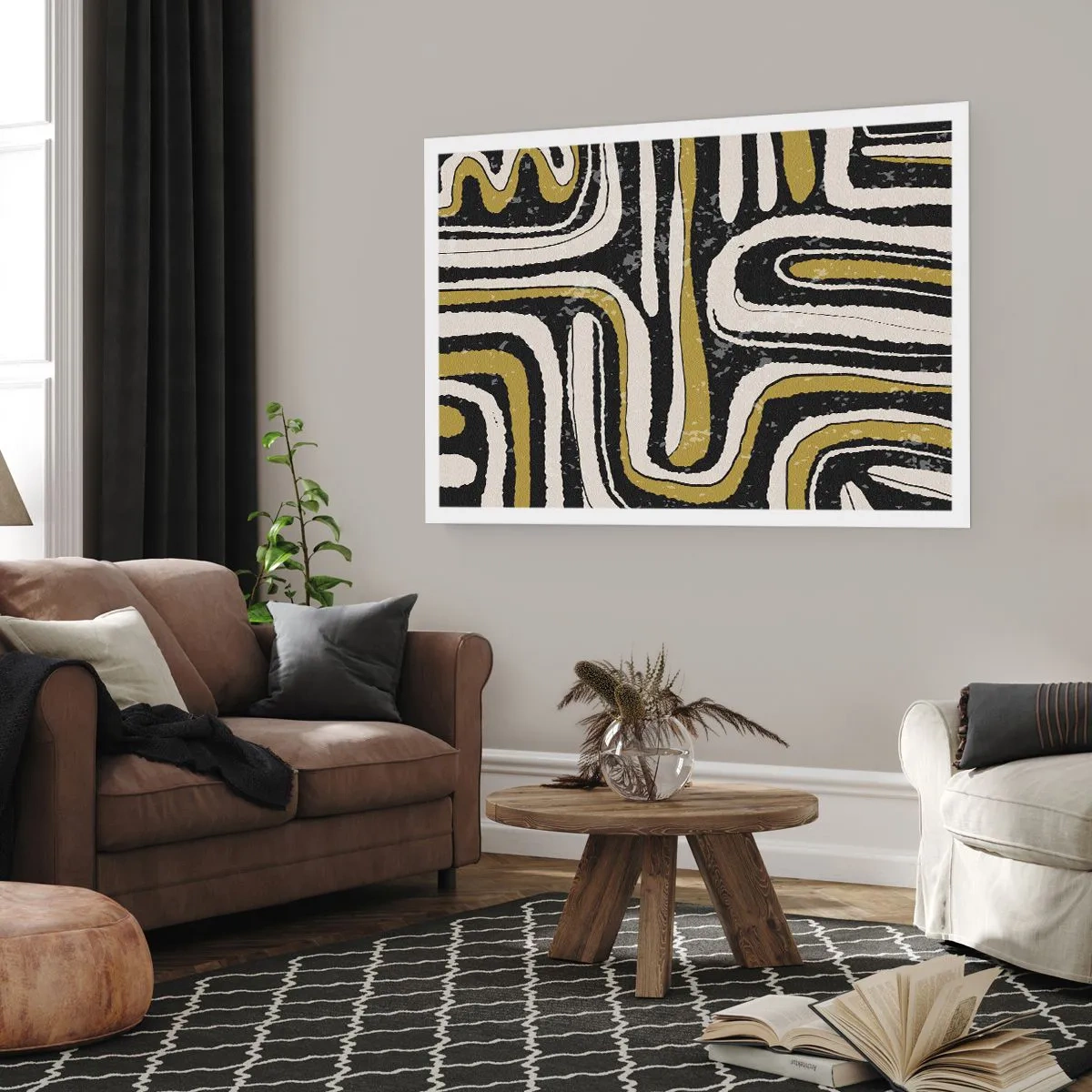 Poster - Compositions: Tracks and Alleys - 40x30 cm