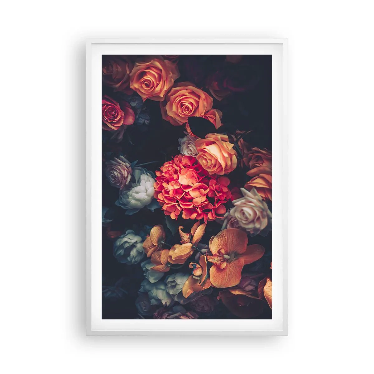 Poster in white frmae - Like at Dutch Masters - 61x91 cm