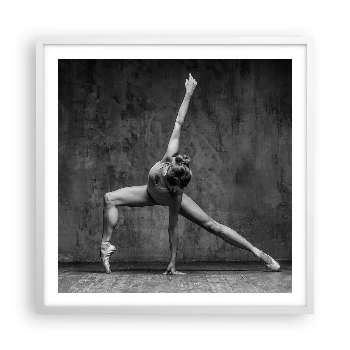 Poster in white frmae - Ideal of Balance - 60x60 cm
