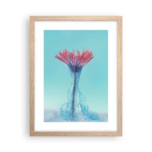 Poster in light oak frame - In a Lively Embrace - 30x40 cm