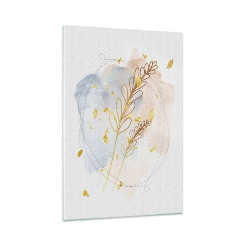 Glass picture - Golden Blast - 70x100 cm