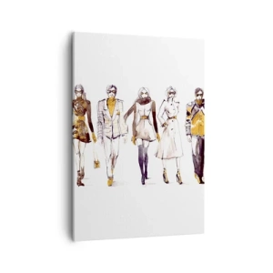 Canvas picture - Natural Elegance on Catwalk - 50x70 cm