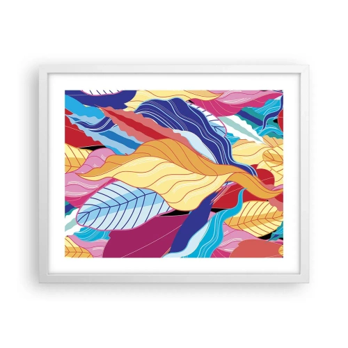 Poster in white frmae - Queen of Mess - 50x40 cm