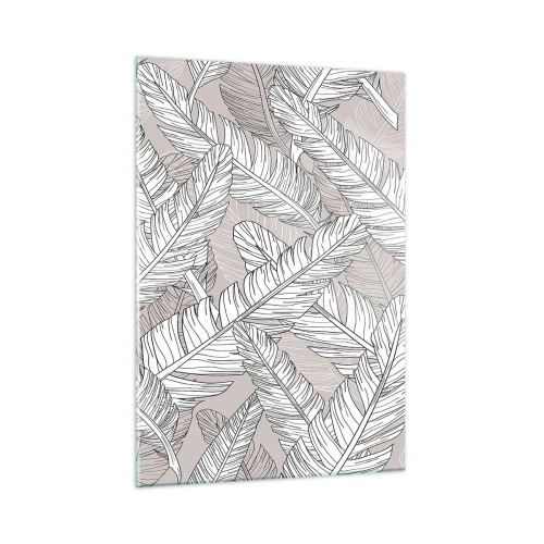 Glass picture - Storm of Feathers - 50x70 cm