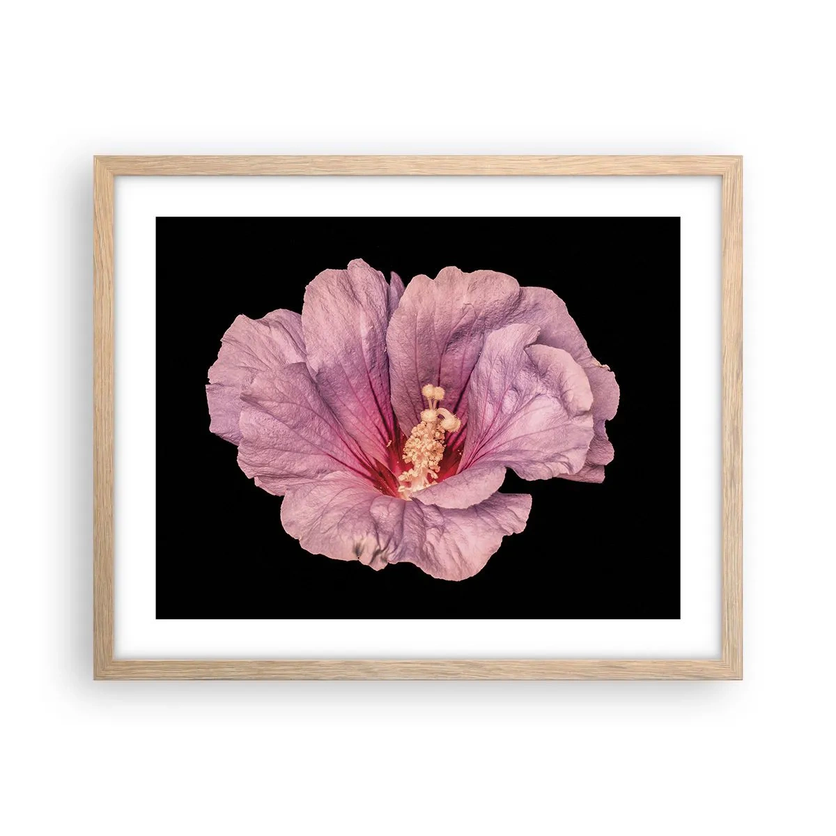 Poster in light oak frame - Straight from the Heart - 50x40 cm