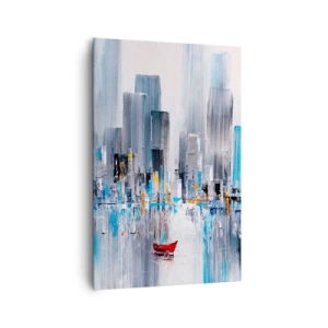 Canvas picture - Metropolis by the Bay - 80x120 cm