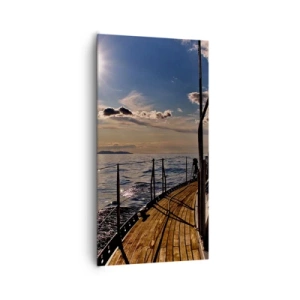Canvas picture - Under the Sails towards the Sun - 65x120 cm