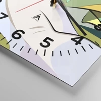 Clock face with numbers