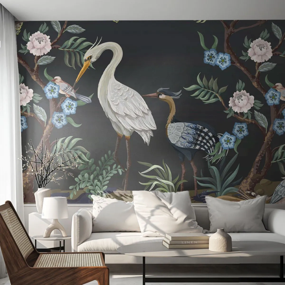 Photo Wallpaper Premium Sand - Bird Truth - Animals, Flowers, Bird - 500x350 cm
