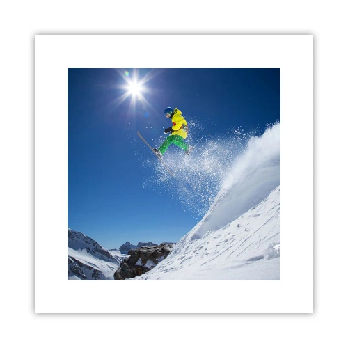 Poster - Dancing with the Mountains - 30x30 cm