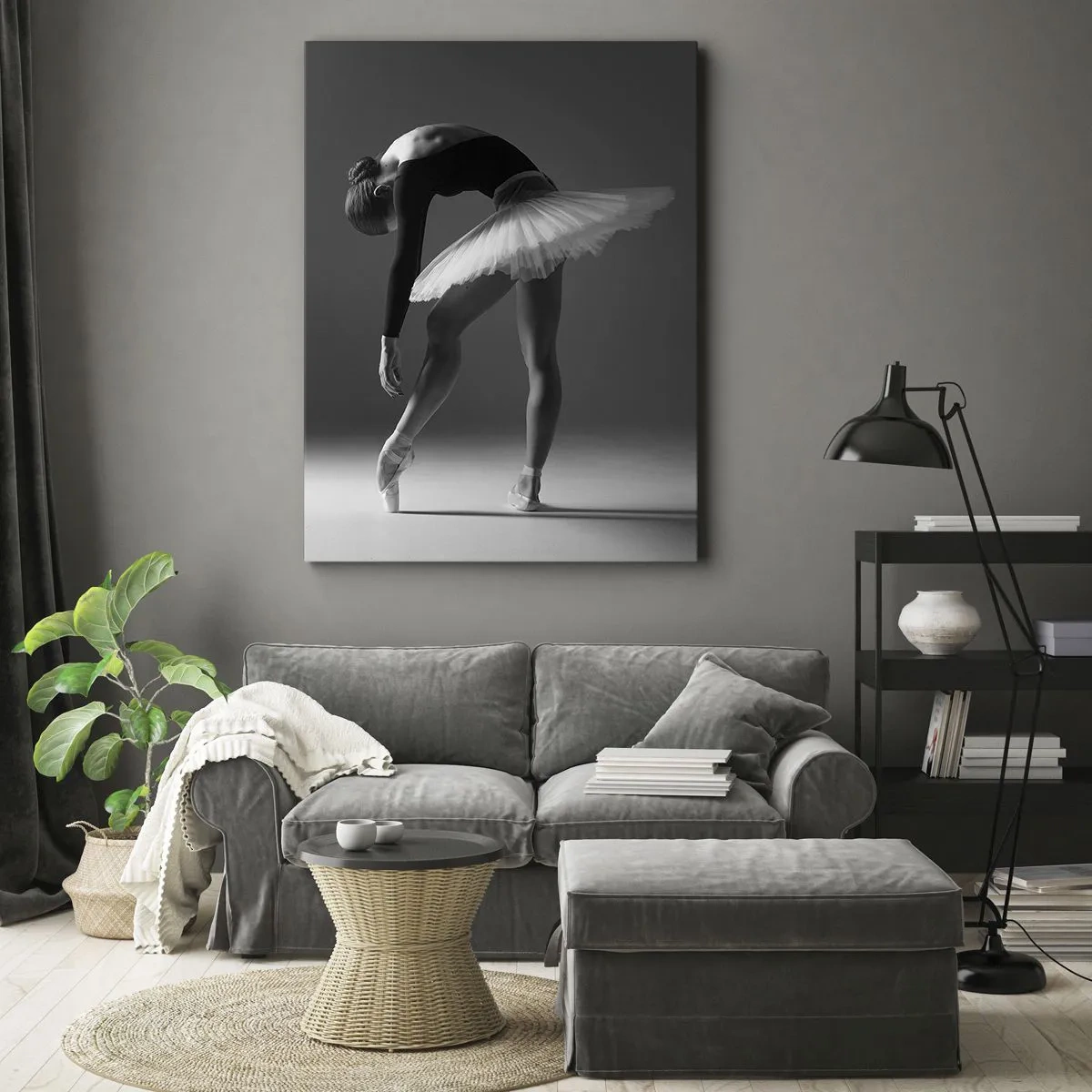 Canvas picture - Belle Ballet Dancer - 50x70 cm