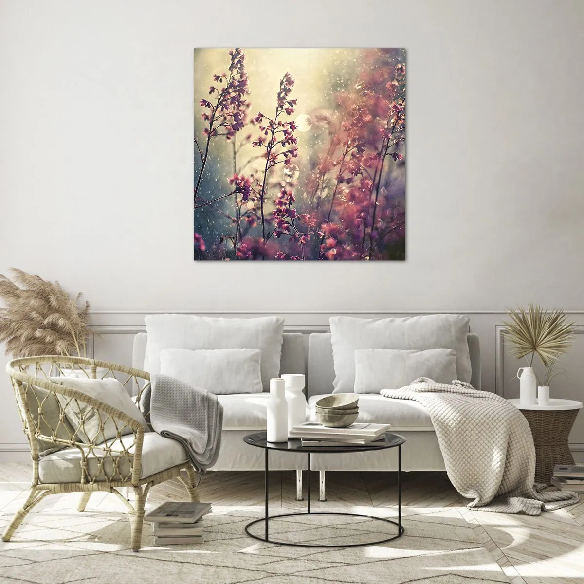 Glass picture - Secret Garden - 40x40 cm