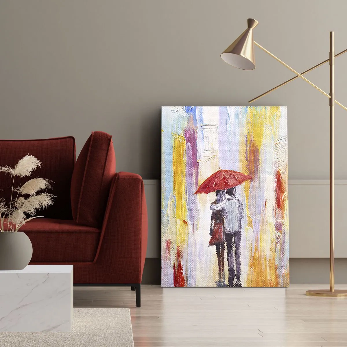 Canvas picture - Let It rain - 65x120 cm