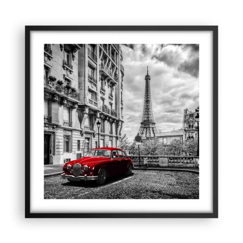 Poster in black frame - Predator in the City - 50x50 cm