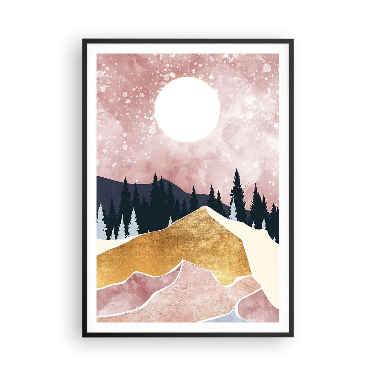 Poster in black frame - Night Guard - 70x100 cm