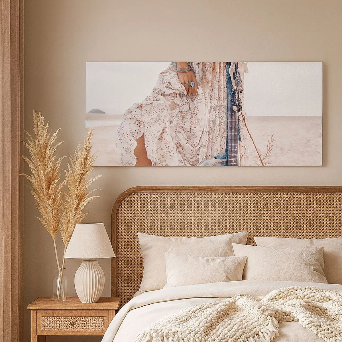 Canvas picture - Flower Chidlren on their Way - 100x40 cm