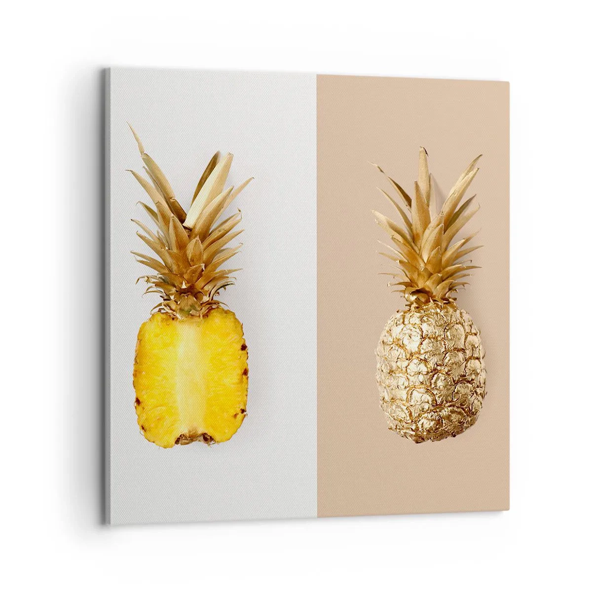 Canvas picture - Pineapple for Us - 60x60 cm