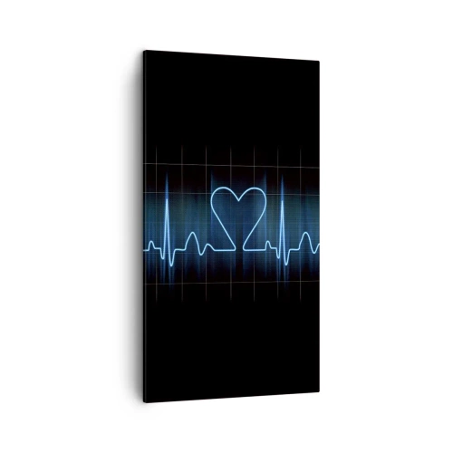 Canvas picture - In a Heartbeat - 45x80 cm
