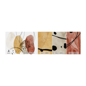 Photo Wallpaper Sample Self-Adhesive Deluxe Sticker - Like a Light Air - Abstraction, Piece, Modern Art - 100x30 cm