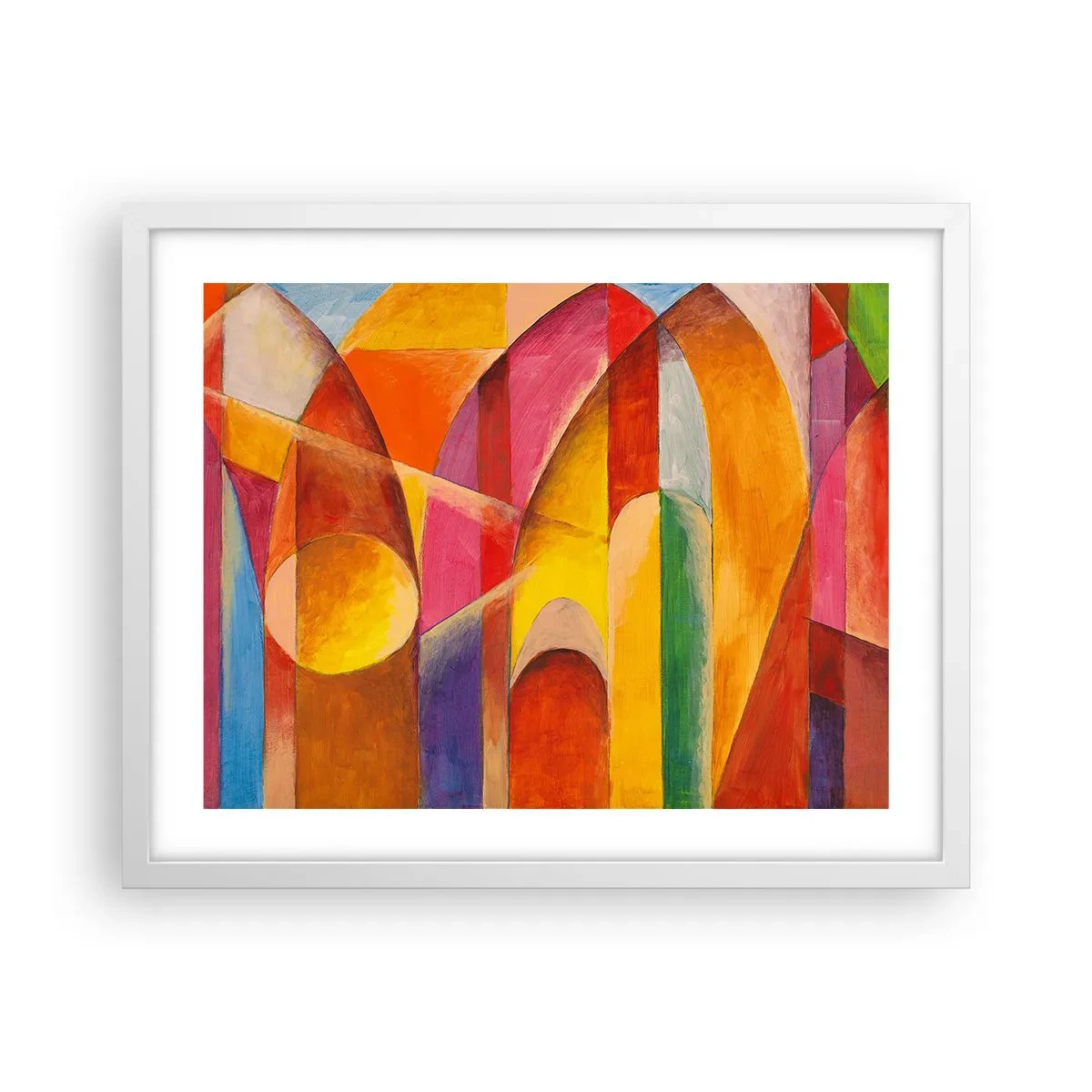 Poster in white frmae - Cathedral of the Sun - 50x40 cm