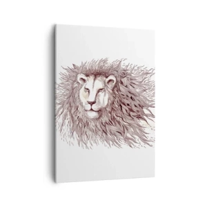 Canvas picture - Fiery Ruler - 50x70 cm