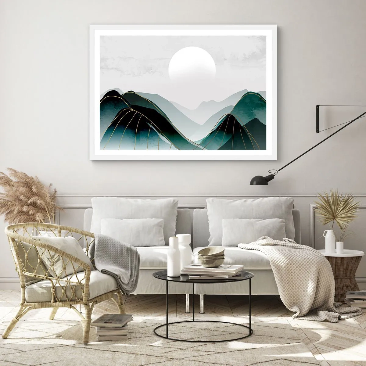 Poster in white frmae - In Full Majesty - 91x61 cm