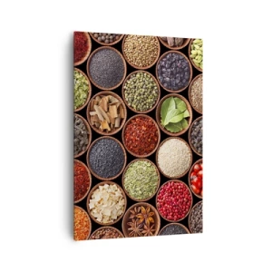 Canvas picture - All Flavours of the World - 70x100 cm