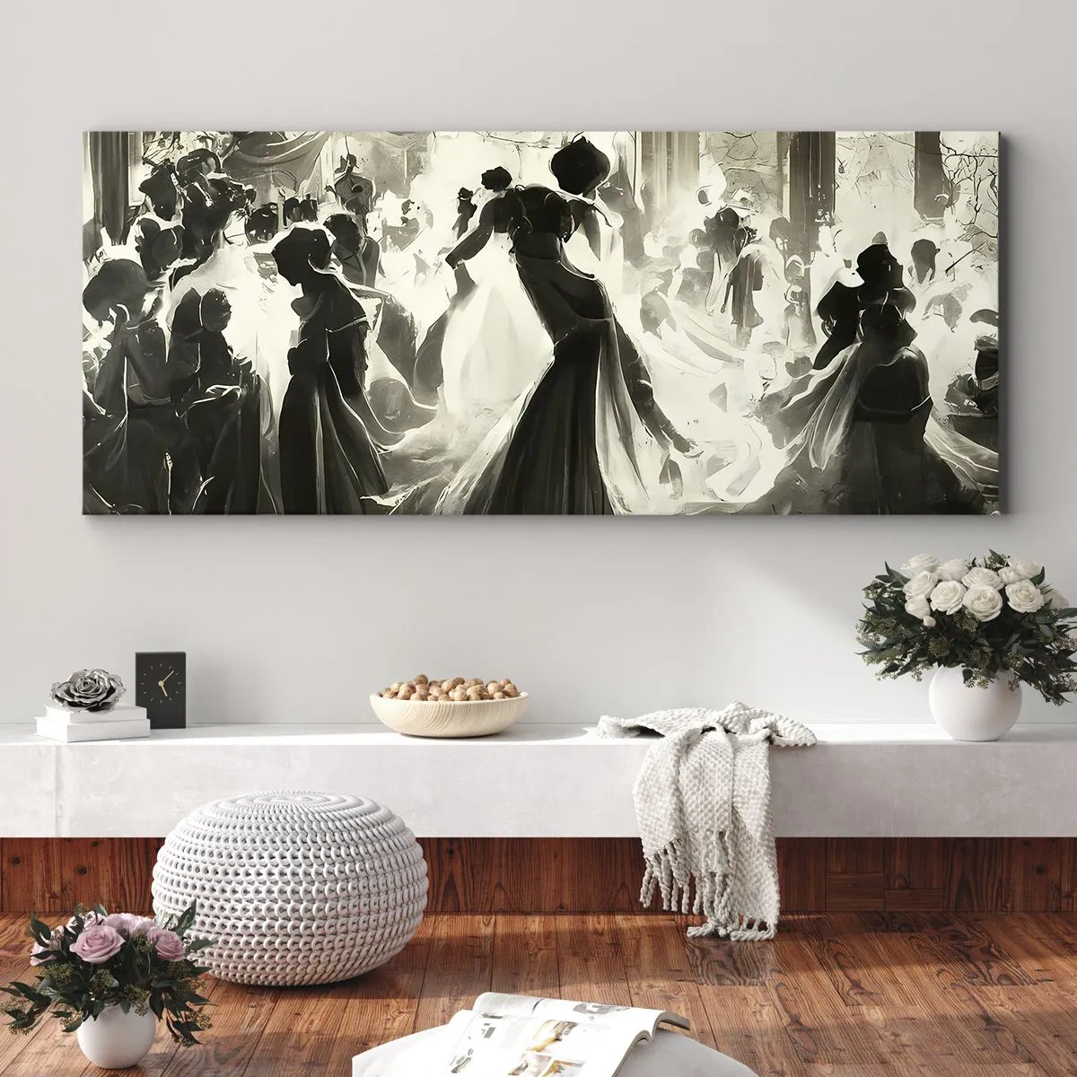Canvas picture - Big Masquerade - 90x30 cm