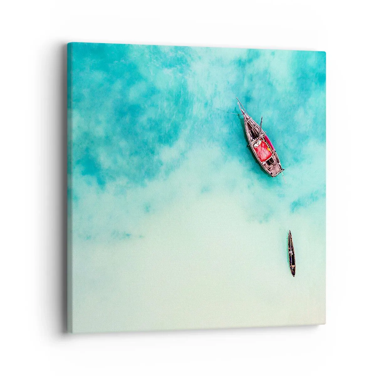 Canvas picture - On the Beaches of Zanzibar, When the Tide Is High - 40x40 cm