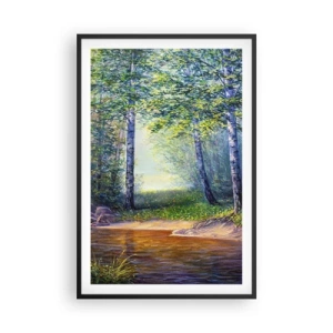 Poster in black frame - Idyllic Scenery - 61x91 cm