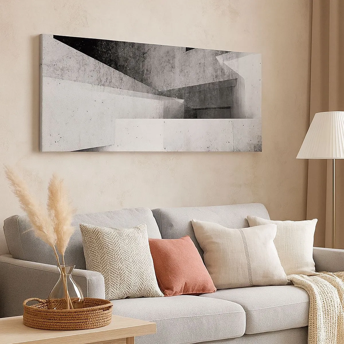 Canvas picture - Structure of Space - 100x40 cm