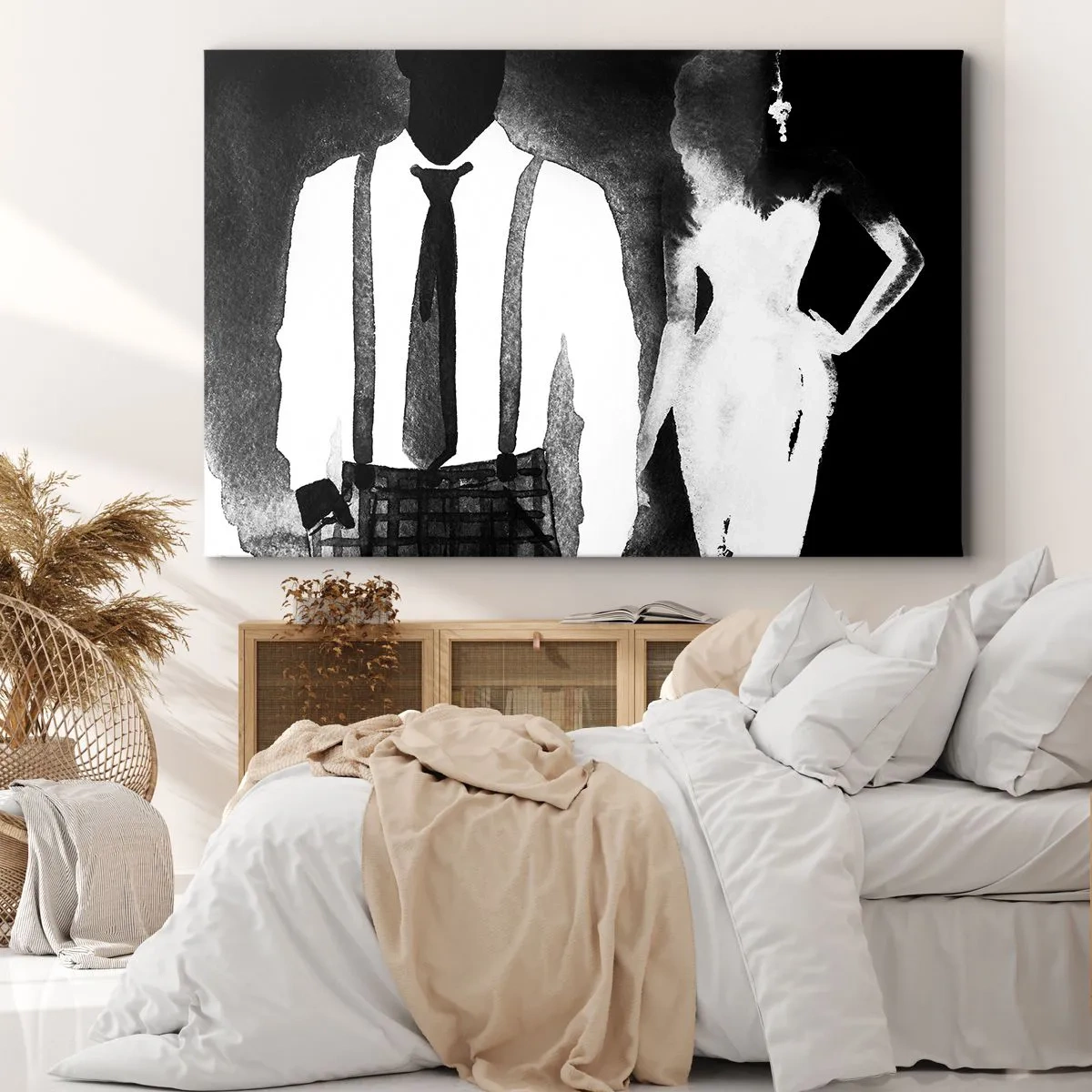 Canvas picture - Noir Atmosphere - 100x70 cm