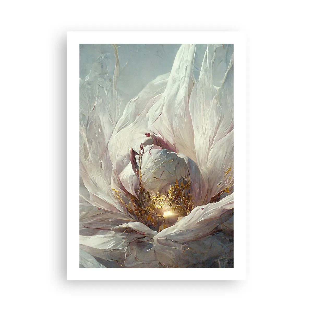 Poster - It Blooms Once Every Hunderd Years - 50x70 cm