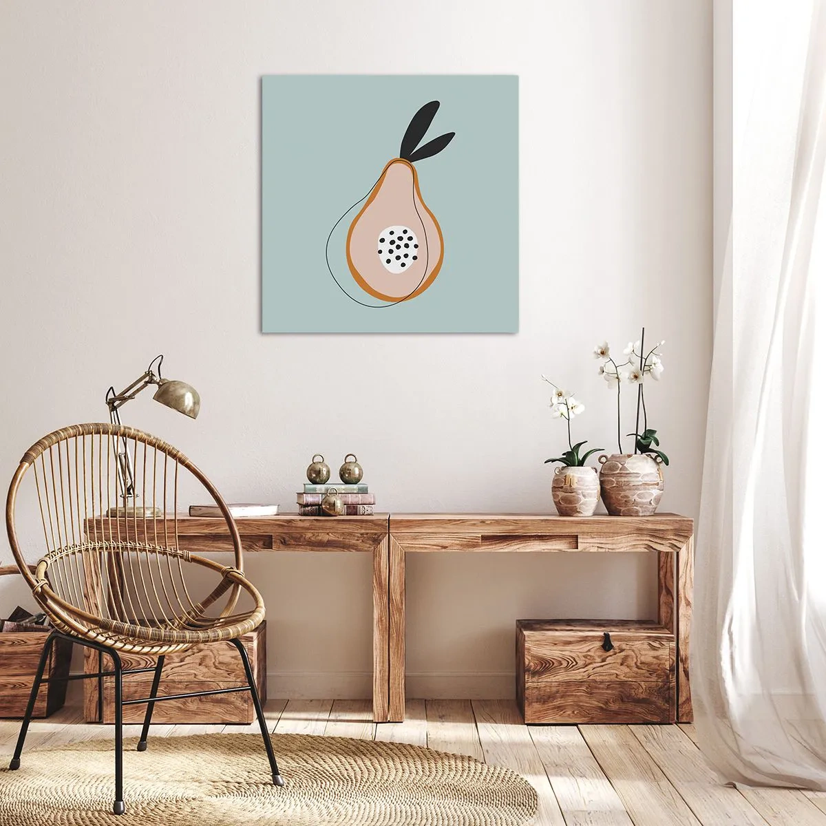 Canvas picture - Penetrating the Nature of Things - 50x50 cm