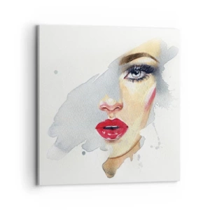 Canvas picture - Reflection in a Waterdrop - 70x70 cm