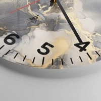 Clock face with numbers