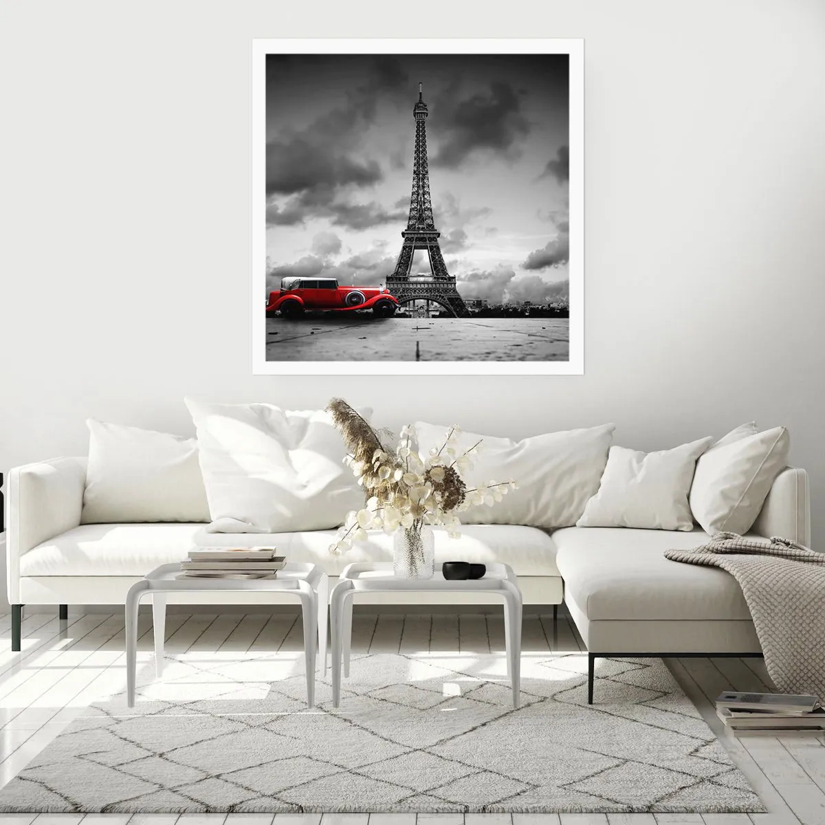 Poster - Not So Long Ago in Paris - 50x50 cm